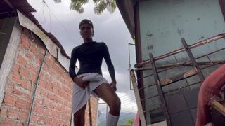 enjoying straw after the soccer game - porn video