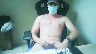 come and watch me play with my huge cock and cum all over - porn video