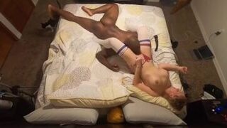 Milf rides BBC until she cums - porn video